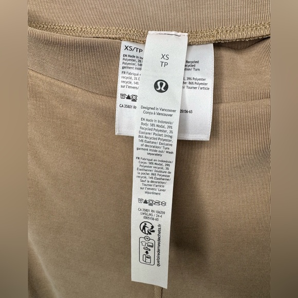 Lululemon Brushed Softstreme Half Zip and Drapey Softstreme Flared Pants Set - Picture 8 of 17